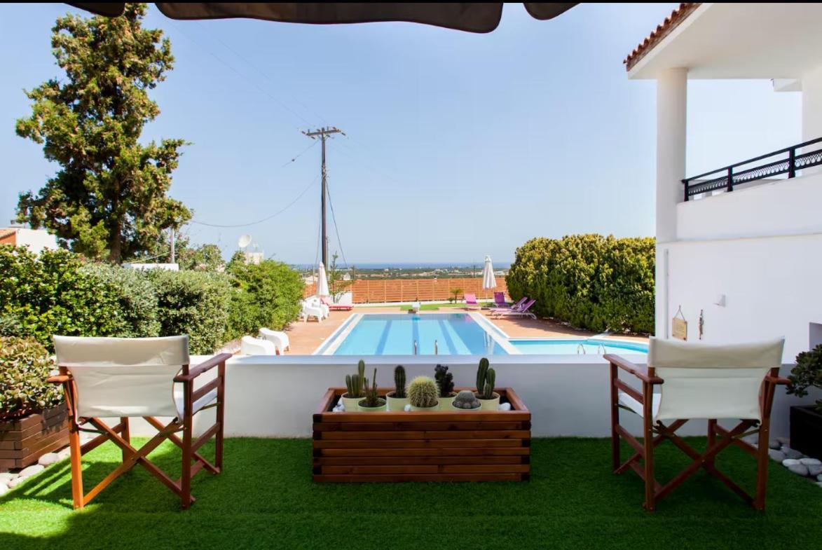 Artemis Luxury Villa - Hersonissos Private Pool Oasis Eksteriør bilde