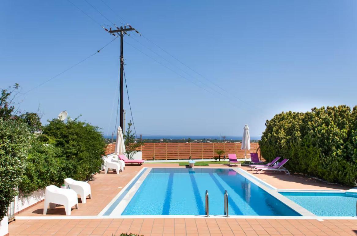 Artemis Luxury Villa - Hersonissos Private Pool Oasis Eksteriør bilde